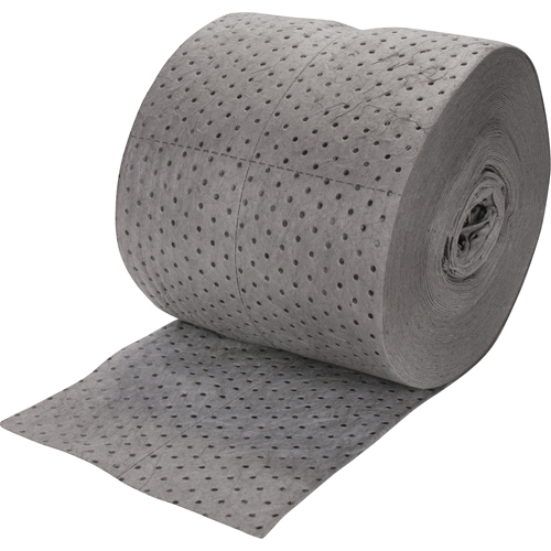 Premium Bonded Sorbent Rolls, Heavyweight, 150' L x 15" W, 25 gal. Absorbancy Sidevic Inc.
