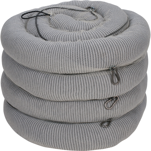 Premium Sorbent Boom, Universal, 10' L x 5" W, 35 Gal. Absorbancy, 4 /Pack Sidevic Inc.