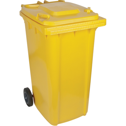 Contenant jaune mobile, Polyur&eacute;thane, 63 gallons/63 gal. US Sidevic Inc.