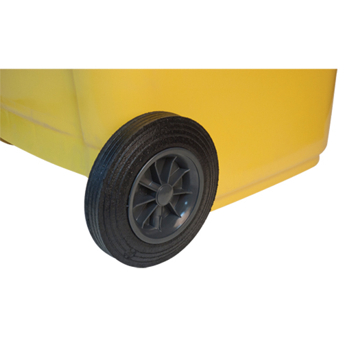 Contenant jaune mobile, Polyur&eacute;thane, 63 gallons/63 gal. US Sidevic Inc.