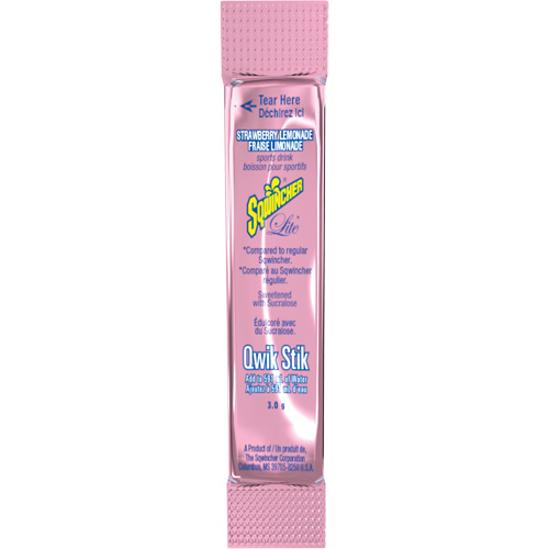 Sqwincher&reg; ZERO&reg; Qwik Stik Rehydration Drink, Single Serve, Strawberry lemonade Sidevic Inc.