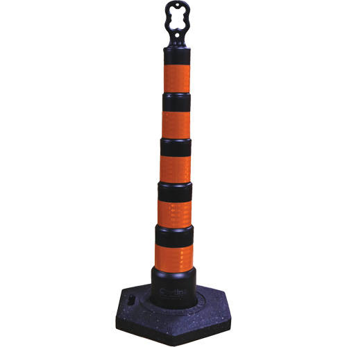 Grip N Go Trim Line Channelizers, 49" High, Black Sidevic Inc.