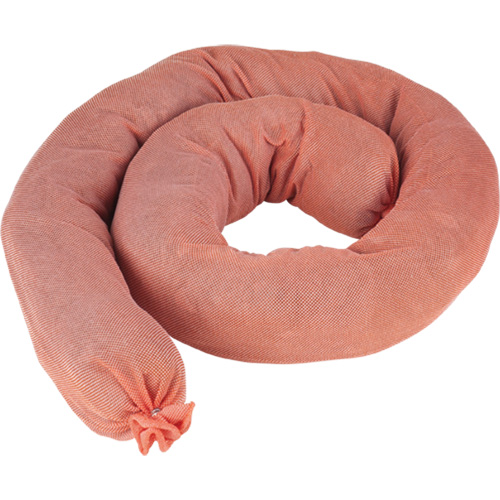 Remblais tubulaires absorbants, Mati&egrave;res dangereuses, Absorption 40 gal., 3" la x 4' lo, Pqt de 25 Sidevic Inc.