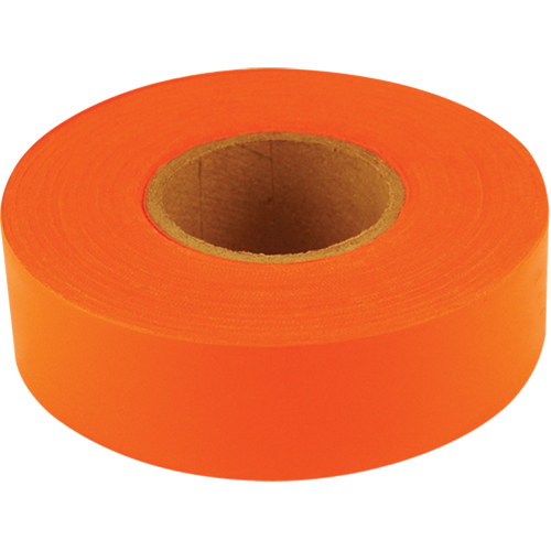 Ruban de signalisation Sub-Zero, 1,2" la x 150' lo, Orange fluorescent Sidevic Inc.