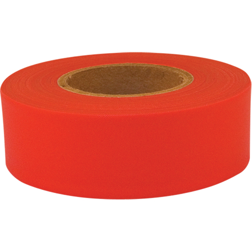 Ruban de signalisation Sub-Zero, 1,2" la x 150' lo, Rouge fluorescent Sidevic Inc.