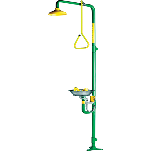 Safe-T-Zone&reg; Aerated Combination Shower & Eye Wash Sidevic Inc.