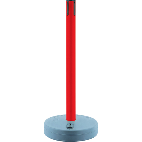 Tensabarrier ext&eacute;rieur - poteaux r&eacute;cepteurs, Hauteur de 37", Rouge Sidevic Inc.