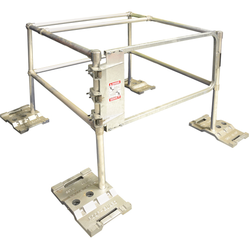 RoofGuard Classic System - Hatch Kit, Aluminum, 48" W x 48" L x 42" H Sidevic Inc.
