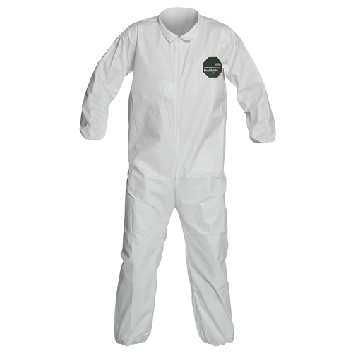 ProShield&reg; 50 Coveralls, Small, White, Microporous Sidevic Inc.