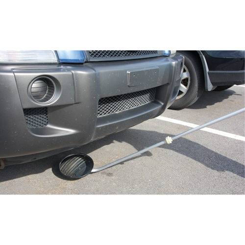 Inspection Mirror, 8.5" dia., Round, 47" Handle Sidevic Inc.
