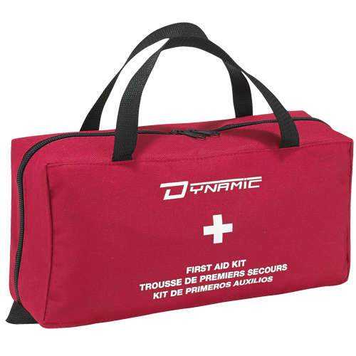 Trousse de premiers soins r&eacute;guli&egrave;re pour la maison Dynamic, Dispositif m&eacute;dical Classe 1, Sac en nylon Sidevic Inc.