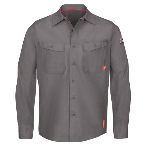 Chemises de travail IQ Endurance pour hommes, Petit, Gris Sidevic Inc.