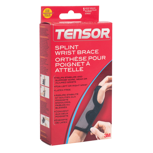 Tensor Wrist Brace, Neoprene, One Size Sidevic Inc.