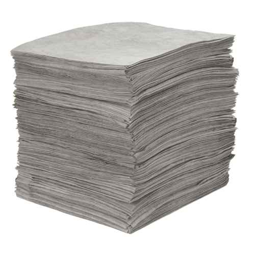 Premium Meltblown Sorbent Pads, Universal, 15" x 18", 25 gal. Absorbancy Sidevic Inc.