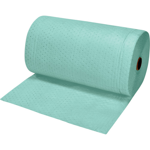 Rouleaux absorbants li&eacute;s de premi&egrave;re qualit&eacute;, Lourd, 150' lo x 30" la, Absorption 50 gal. Sidevic Inc.