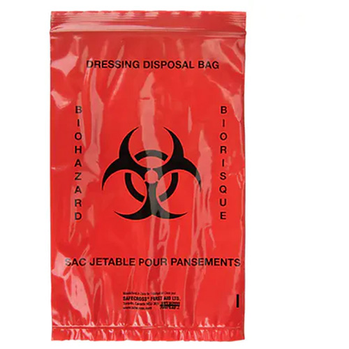 Dynamic Hazardous Waste Bags, Bio-Hazard, 9" L x 6" W, 2.0 mils Sidevic Inc.
