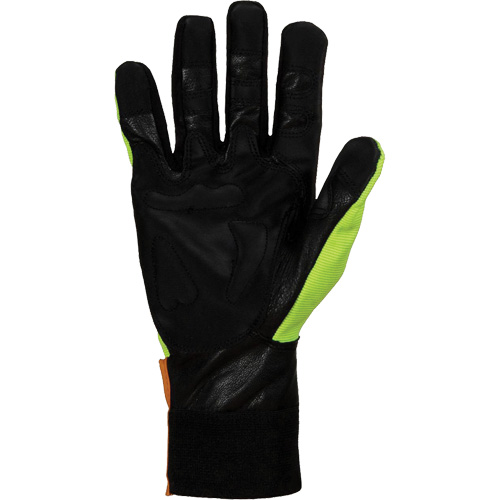 Gants pour scie &agrave; chaîne haute visibilit&eacute; Endura, Taille Grand/9, Paume Ch&egrave;vre Sidevic Inc.
