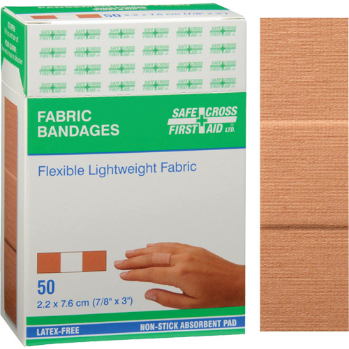 Bandages, Rectangulaire/carr&eacute;e, 3", Tissu, Non st&eacute;rile Sidevic Inc.