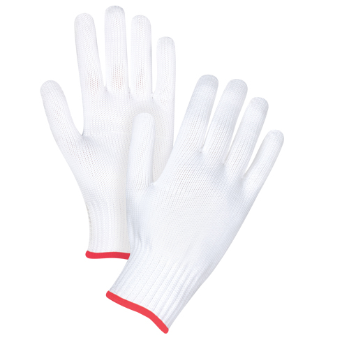 Gants tricot&eacute;s sans couture, Polyester, Calibre 10, Petit Sidevic Inc.