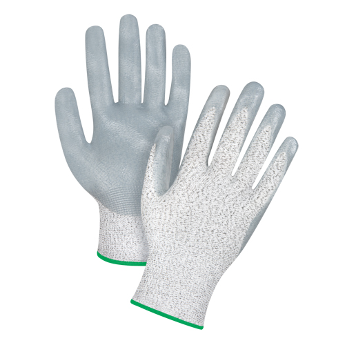 High-Performance Cut-Resistant Gloves, Size Medium/8, 13 Gauge, Nitrile Coated, HPPE Shell, ANSI/ISEA 105 Level 4/EN 388 Level 5 Sidevic Inc.