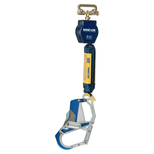 Nano-Lok Self-Retracting Lifeline, 6', Web, Stationary Sidevic Inc.