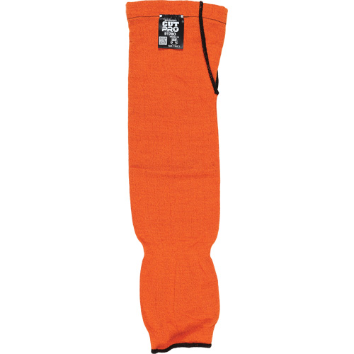 Manches Memphis avec trou pour le pouce, Kevlar, 18", ASTM ANSI niveau A5, Orange Sidevic Inc.