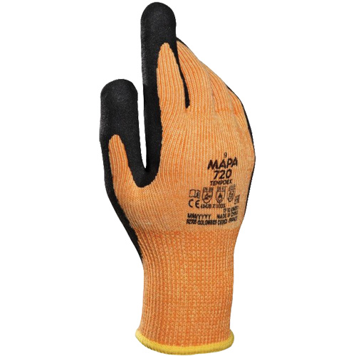 TempDex 720 Thermal Cut-Resistant Gloves, Size 7, Nitrile Coated, Aramid Shell, ASTM ANSI Level A2/EN 388 Level 3/EN 388 Level B Sidevic Inc.