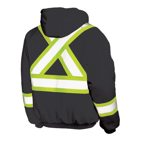 Chandail avec capuchon de s&eacute;curit&eacute;, Polyester, Grand, Noir Sidevic Inc.