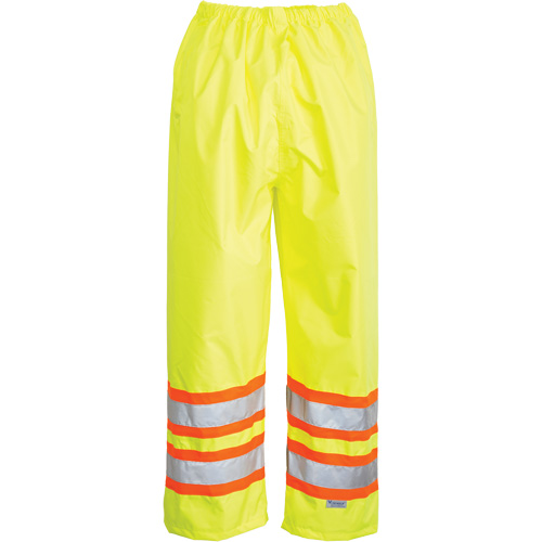 Pantalons avec taille &eacute;lastique Open Road, Polyester, Petit, Jaune lime haute visibilit&eacute; Sidevic Inc.
