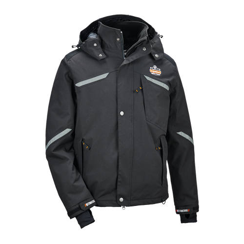 N-Ferno&reg; 6466 Thermal Jacket, Men's, Small, Black Sidevic Inc.