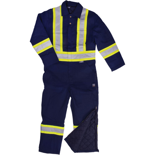 Reflective Duck Coveralls, Small, Navy Blue Sidevic Inc.