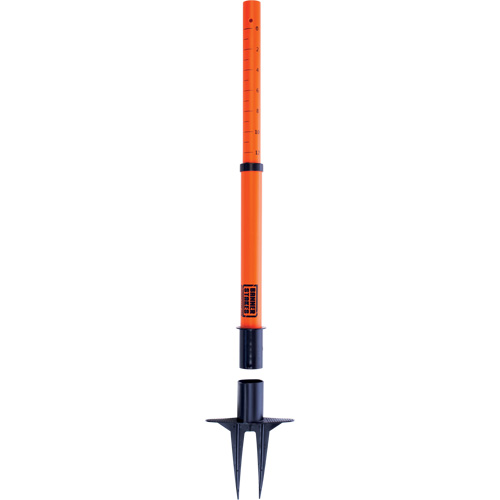 Montant de barri&egrave;re PLUS, Hauteur de 42", Orange Sidevic Inc.