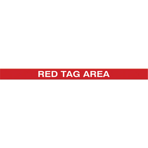 Tough-Mark Heavy-Duty Floor Marking, Rectangle, 48" L x 2" W, Red, Polyethylene Sidevic Inc.