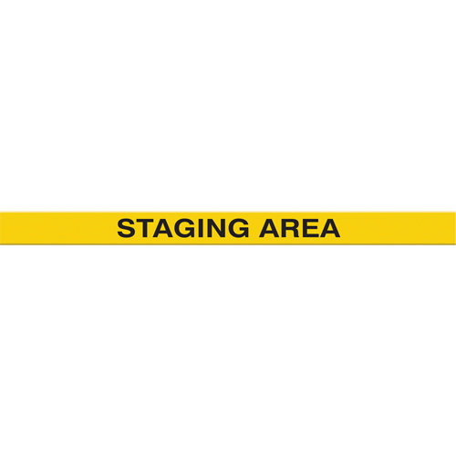 Tough-Mark Heavy-Duty Floor Marking, Rectangle, 48" L x 3" W, Yellow, Polyethylene Sidevic Inc.