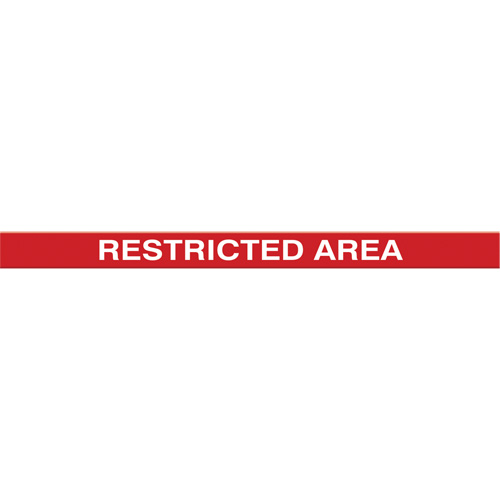 Tough-Mark Heavy-Duty Floor Marking, Rectangle, 48" L x 2" W, Red, Polyethylene Sidevic Inc.