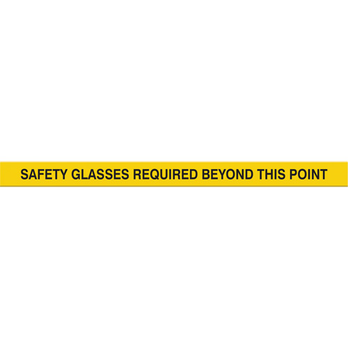 Tough-Mark Heavy-Duty Floor Marking, Rectangle, 48" L x 3" W, Yellow, Polyethylene Sidevic Inc.