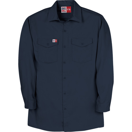 Chemise de travail de protection contre l'arc &eacute;lectrique, Petit, Bleu marin Sidevic Inc.