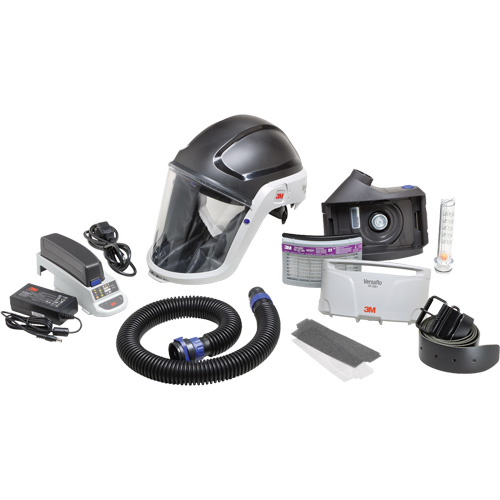 Versaflo Heavy Industry PAPR Kit, Headcover & Faceshield, Lithium-Ion Battery Sidevic Inc.