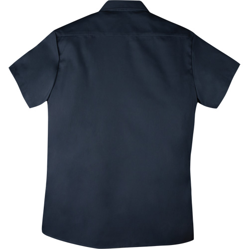 Short-Sleeved Twill Work Shirt, Men's, 4X-Large, Navy Blue Sidevic Inc.