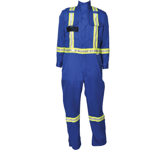 Firewall FR&reg; Striped Coveralls, Size Medium (Tall), Royal Blue Sidevic Inc.