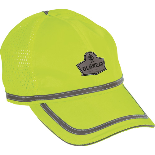 Casquette de baseball haute visibilit&eacute; GloWear 8930, Jaune lime haute visibilit&eacute;, Polyester Sidevic Inc.