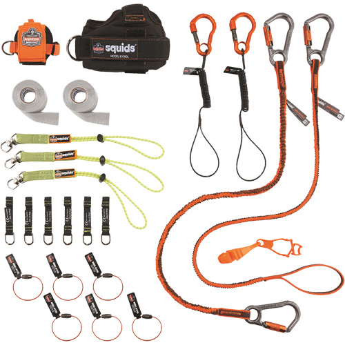 Trousse de longes de fixation d'outils pour charpentier et ouvrier 3183 Squids Sidevic Inc.