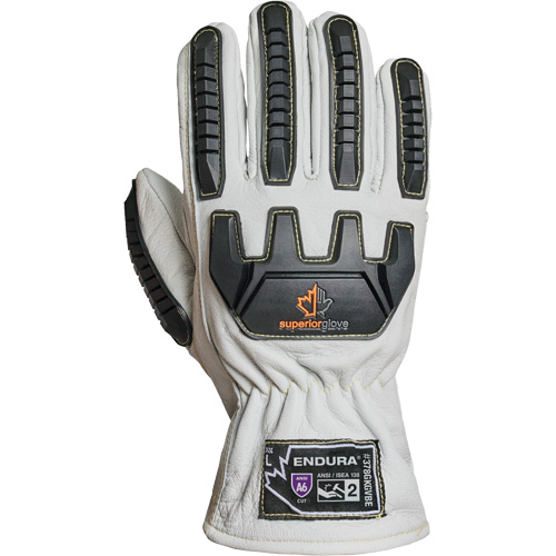 Gants r&eacute;sistant &agrave; la coupe et aux chocs Endura 378GKGVBE, 2T-Grand, Paume en Ch&egrave;vre, Poignet Conducteur Sidevic Inc.