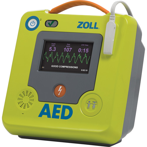 D&eacute;fibrillateur AED 3 BLS pour secouristes professionnels, Semi-automatique, Français, Classe 4 Sidevic Inc.