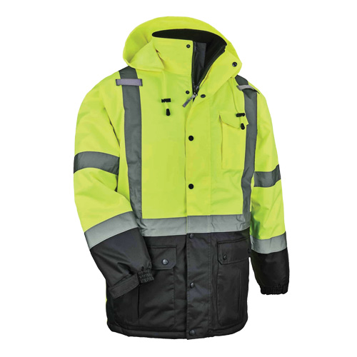 GloWear&reg; 8384 Type R Thermal Parka, High Visibility Lime-Yellow, Large Sidevic Inc.
