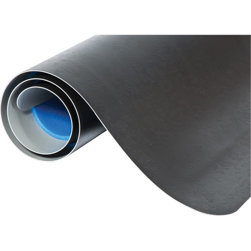 WD Elegance Anti-Microbial Mats, Smooth, 2' x 3' x 9/16", Black, Vinyl Sidevic Inc.
