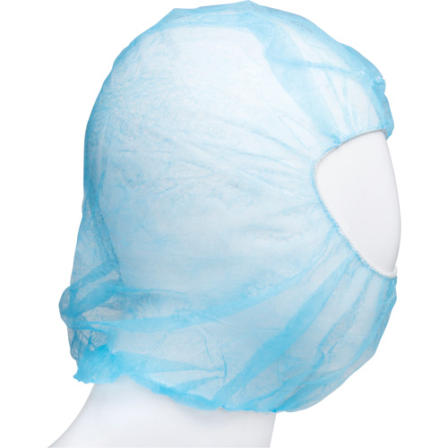 Disposable Hood, Polypropylene, Blue Sidevic Inc.