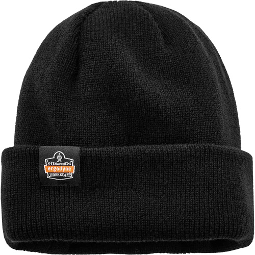 Tuque en tricot c&ocirc;tel&eacute; avec fermeture &agrave; glissi&egrave;re N-Ferno, Taille unique, Noir Sidevic Inc.