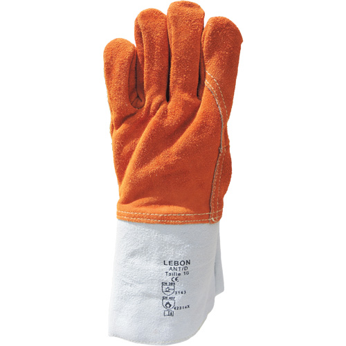 Lebon Heat Resistant Work Gloves, Leather, 10, Protects Up To 482° F (250° C) Sidevic Inc.