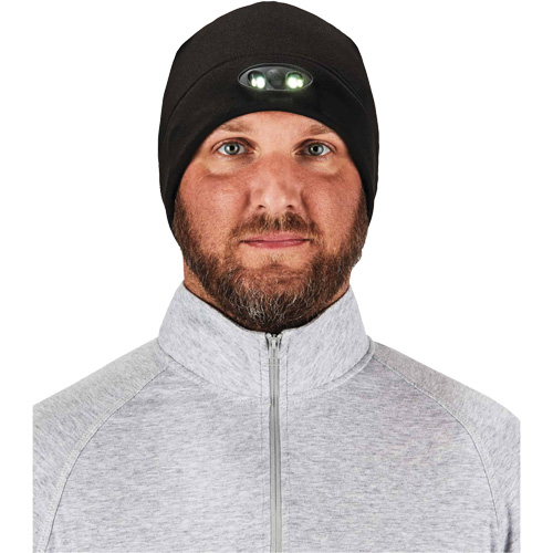 N-Ferno&reg; Skull Cap Beanie Hat with LED Lights, One Size, Orange Sidevic Inc.
